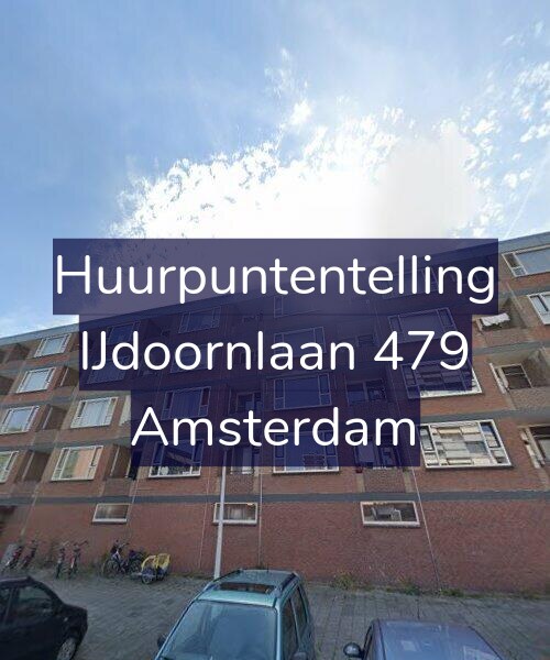 Foto gevel Huurpuntentelling voor IJdoornlaan 479, Amsterdam