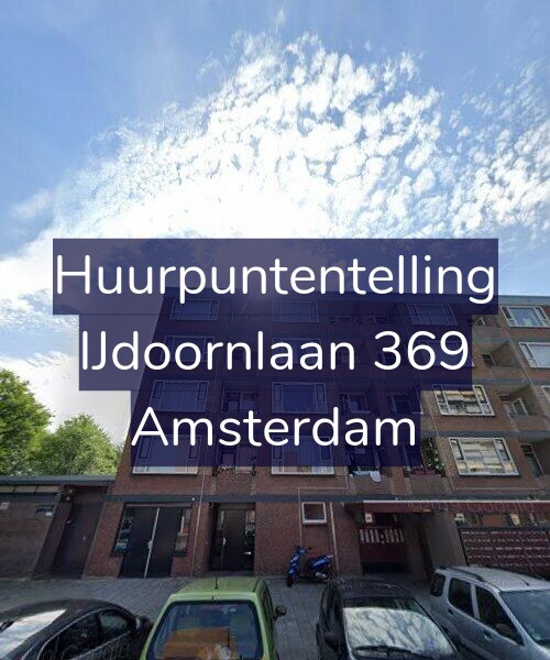 Foto gevel Huurpuntentelling voor IJdoornlaan 369, Amsterdam
