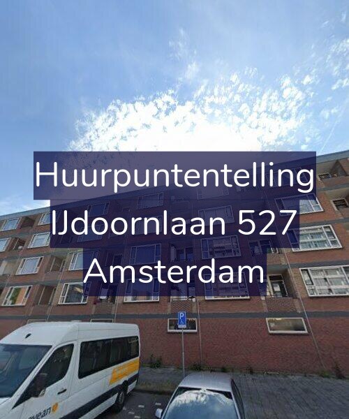 Foto gevel Huurpuntentelling voor IJdoornlaan 527, Amsterdam