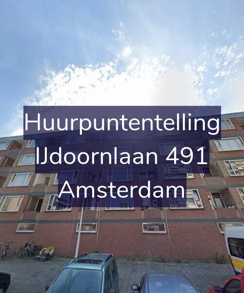 Foto gevel Huurpuntentelling voor IJdoornlaan 491, Amsterdam