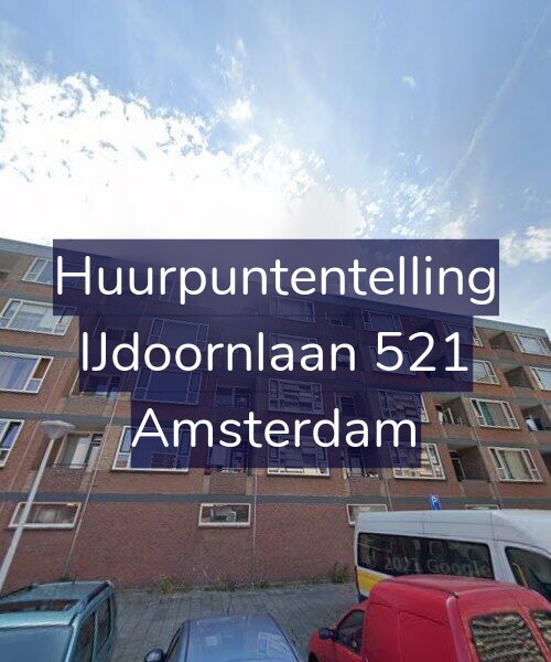Foto gevel Huurpuntentelling voor IJdoornlaan 521, Amsterdam