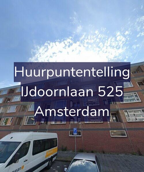 Foto gevel Huurpuntentelling voor IJdoornlaan 525, Amsterdam
