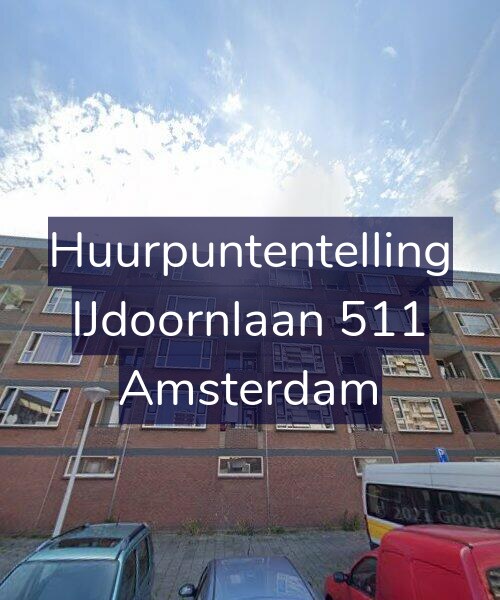 Foto gevel Huurpuntentelling voor IJdoornlaan 511, Amsterdam