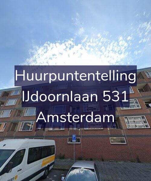 Foto gevel Huurpuntentelling voor IJdoornlaan 531, Amsterdam