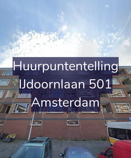 Foto gevel Huurpuntentelling voor IJdoornlaan 501, Amsterdam