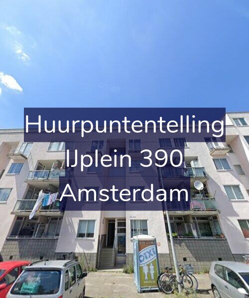 Foto gevel Huurpuntentelling voor IJplein 390, Amsterdam