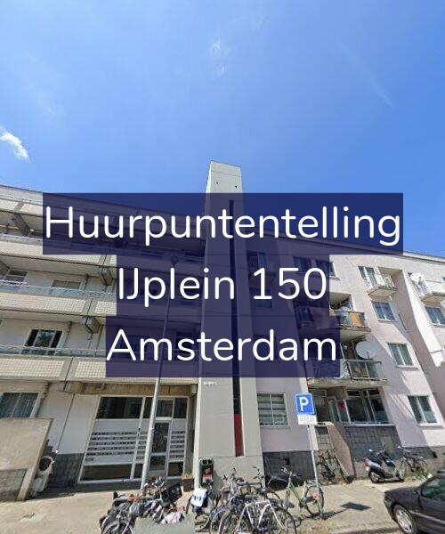 Foto gevel Huurpuntentelling voor IJplein 150, Amsterdam