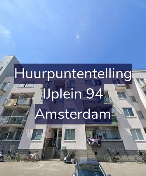 Foto gevel Huurpuntentelling voor IJplein 94, Amsterdam
