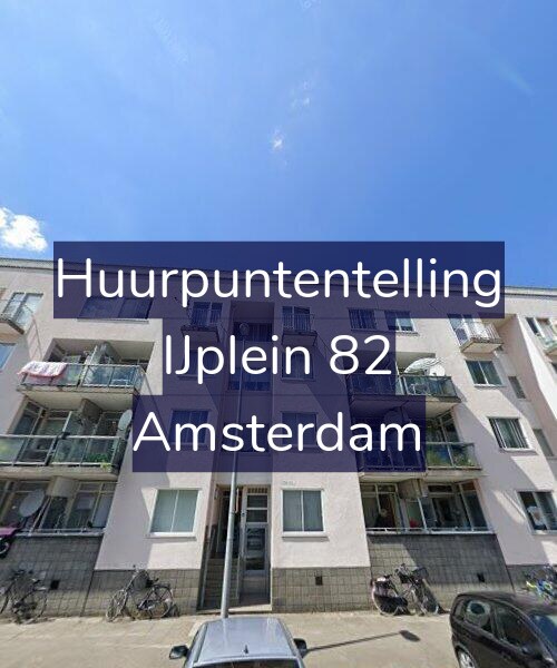 Foto gevel Huurpuntentelling voor IJplein 82, Amsterdam