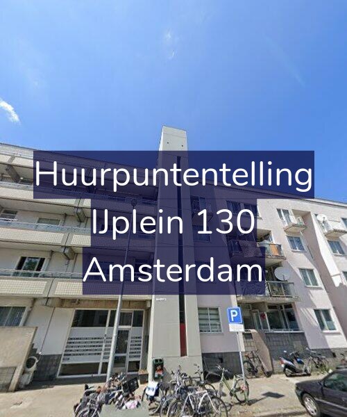 Foto gevel Huurpuntentelling voor IJplein 130, Amsterdam