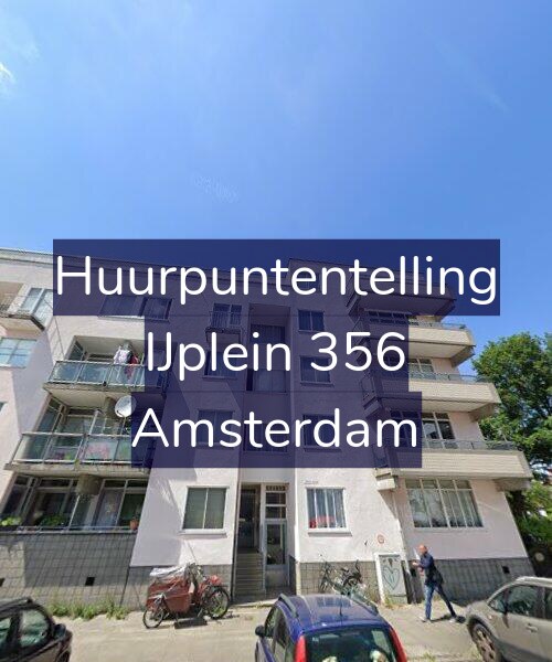 Foto gevel Huurpuntentelling voor IJplein 356, Amsterdam