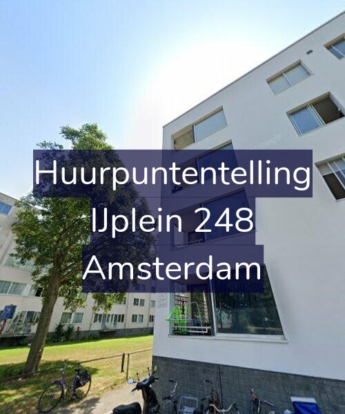 Foto gevel Huurpuntentelling voor IJplein 248, Amsterdam