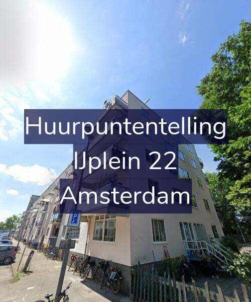 Foto gevel Huurpuntentelling voor IJplein 22, Amsterdam