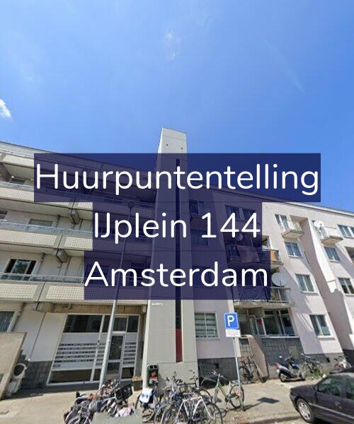 Foto gevel Huurpuntentelling voor IJplein 144, Amsterdam