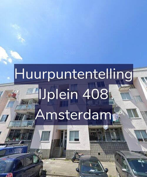 Foto gevel Huurpuntentelling voor IJplein 408, Amsterdam
