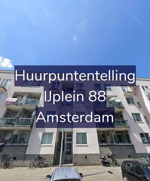 Foto gevel Huurpuntentelling voor IJplein 88, Amsterdam