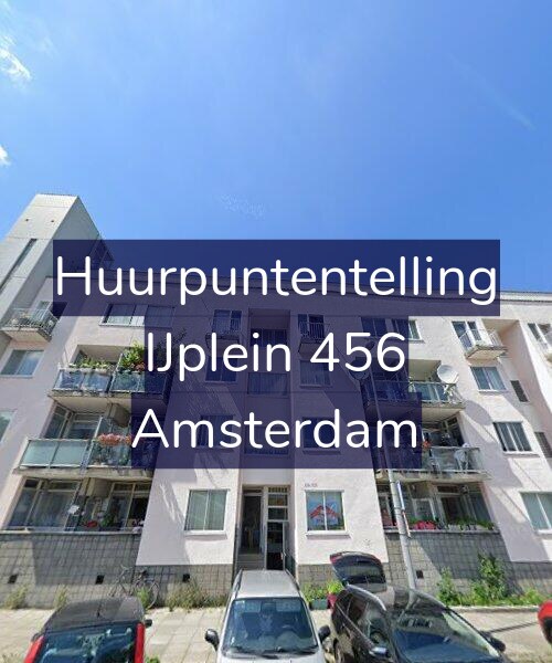 Foto gevel Huurpuntentelling voor IJplein 456, Amsterdam