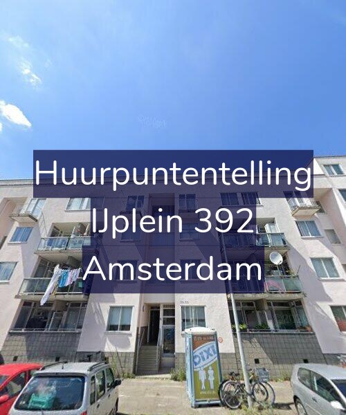 Foto gevel Huurpuntentelling voor IJplein 392, Amsterdam