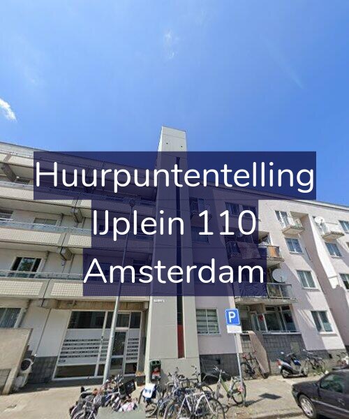 Foto gevel Huurpuntentelling voor IJplein 110, Amsterdam