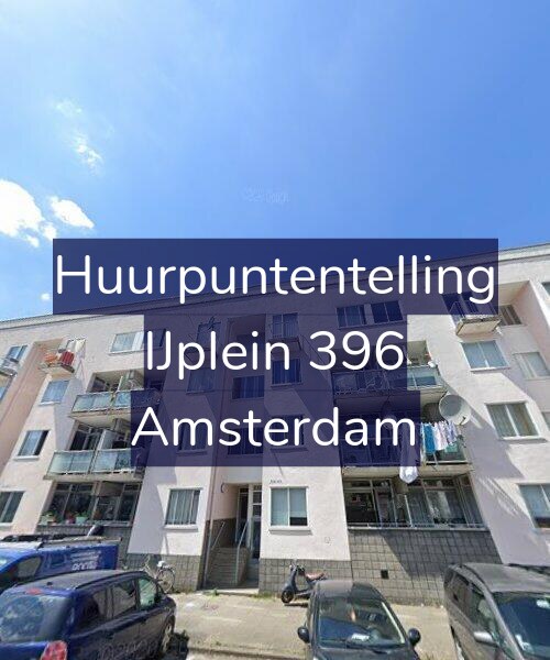 Foto gevel Huurpuntentelling voor IJplein 396, Amsterdam