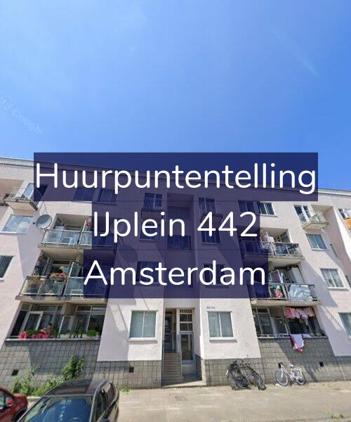 Foto gevel Huurpuntentelling voor IJplein 442, Amsterdam