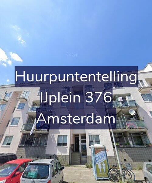Foto gevel Huurpuntentelling voor IJplein 376, Amsterdam
