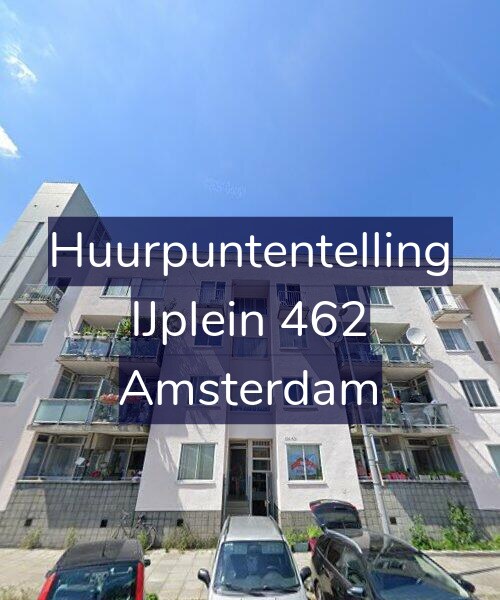 Foto gevel Huurpuntentelling voor IJplein 462, Amsterdam