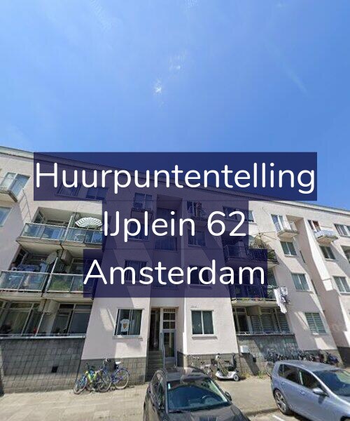 Foto gevel Huurpuntentelling voor IJplein 62, Amsterdam