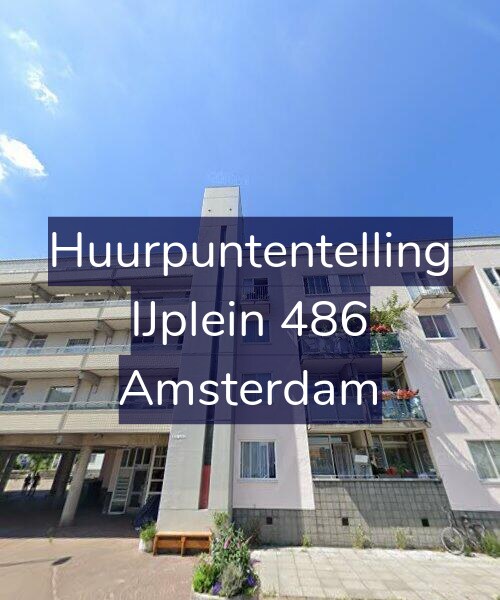 Foto gevel Huurpuntentelling voor IJplein 486, Amsterdam