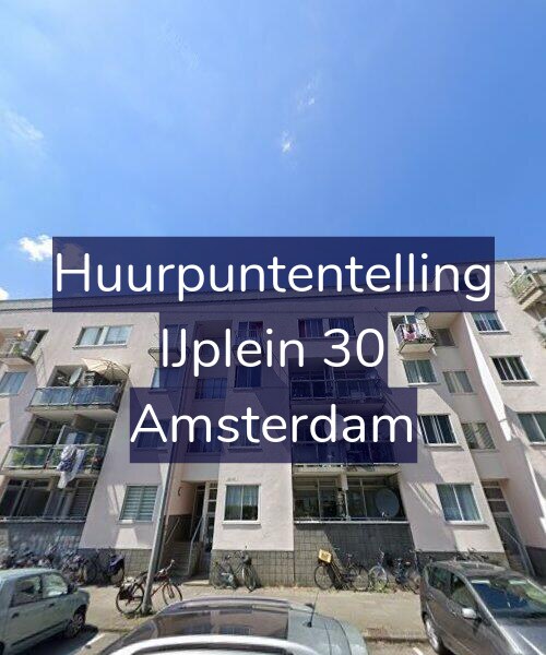 Foto gevel Huurpuntentelling voor IJplein 30, Amsterdam