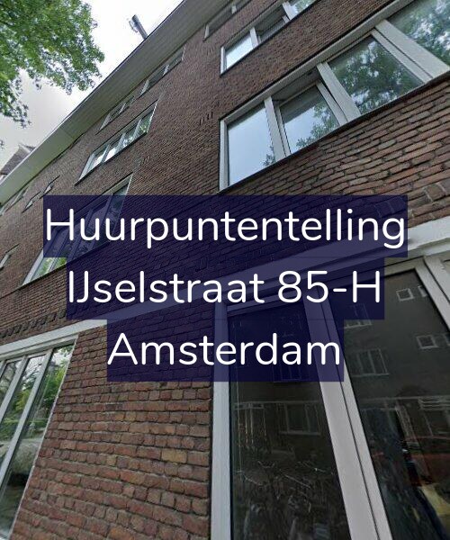 Foto gevel Huurpuntentelling voor IJselstraat 85-H, Amsterdam