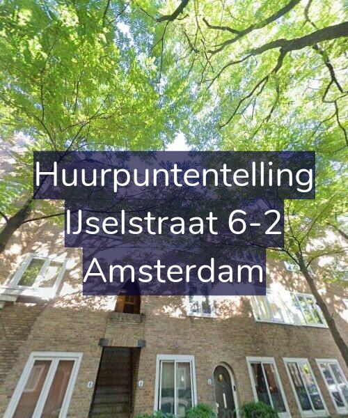 Foto gevel Huurpuntentelling voor IJselstraat 6-2, Amsterdam