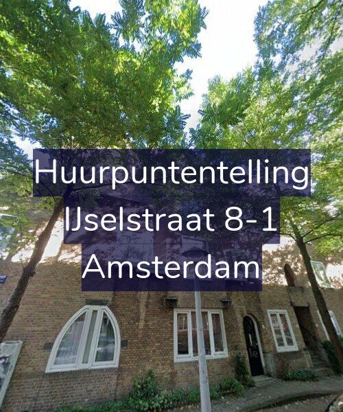 Foto gevel Huurpuntentelling voor IJselstraat 8-1, Amsterdam