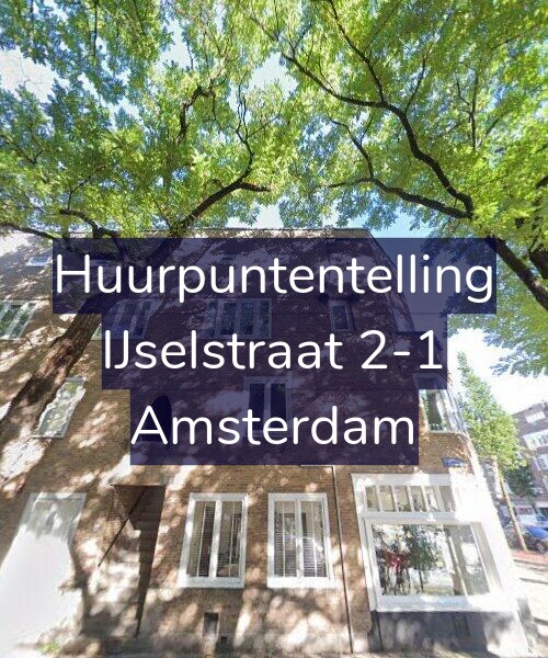 Foto gevel Huurpuntentelling voor IJselstraat 2-1, Amsterdam
