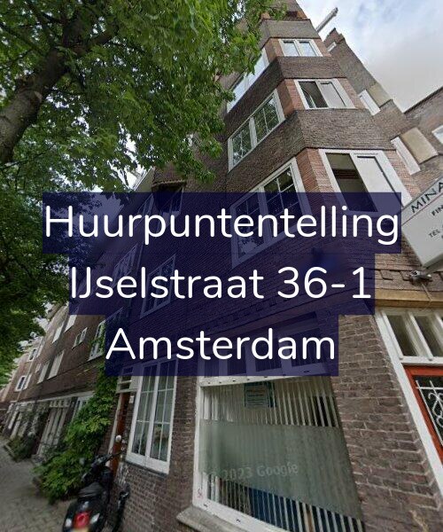 Foto gevel Huurpuntentelling voor IJselstraat 36-1, Amsterdam