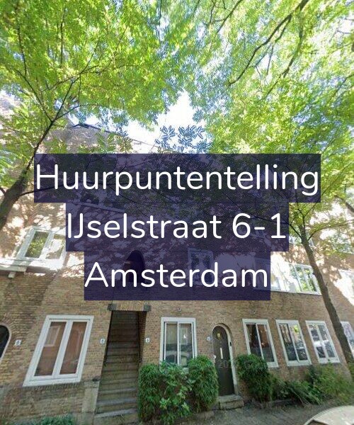 Foto gevel Huurpuntentelling voor IJselstraat 6-1, Amsterdam