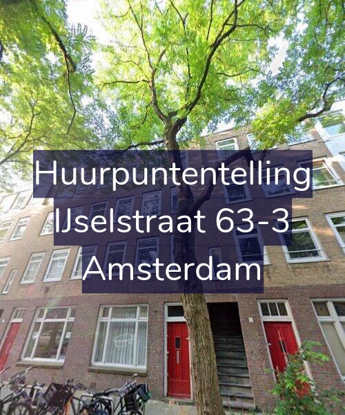 Foto gevel Huurpuntentelling voor IJselstraat 63-3, Amsterdam