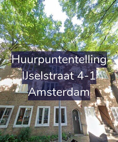 Foto gevel Huurpuntentelling voor IJselstraat 4-1, Amsterdam
