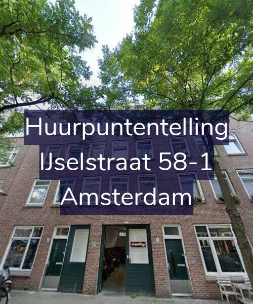 Foto gevel Huurpuntentelling voor IJselstraat 58-1, Amsterdam
