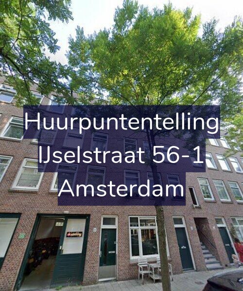 Foto gevel Huurpuntentelling voor IJselstraat 56-1, Amsterdam