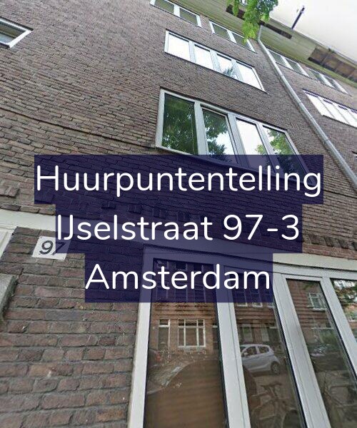 Foto gevel Huurpuntentelling voor IJselstraat 97-3, Amsterdam