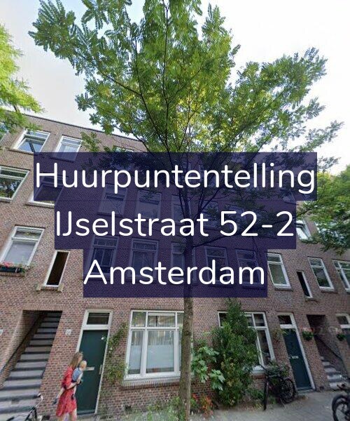 Foto gevel Huurpuntentelling voor IJselstraat 52-2, Amsterdam