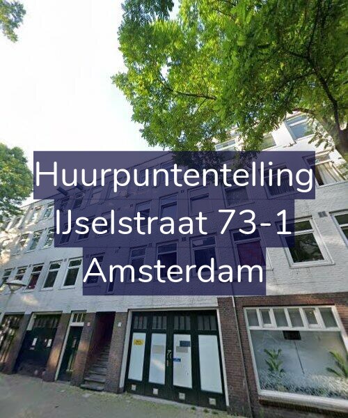 Foto gevel Huurpuntentelling voor IJselstraat 73-1, Amsterdam