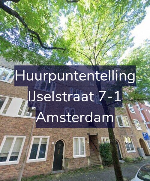 Foto gevel Huurpuntentelling voor IJselstraat 7-1, Amsterdam