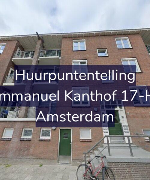 Foto gevel Huurpuntentelling voor Immanuel Kanthof 17-H, Amsterdam