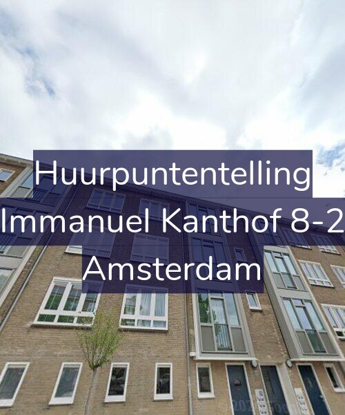 Foto gevel Huurpuntentelling voor Immanuel Kanthof 8-2, Amsterdam