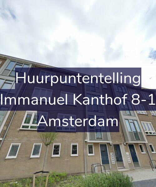 Foto gevel Huurpuntentelling voor Immanuel Kanthof 8-1, Amsterdam