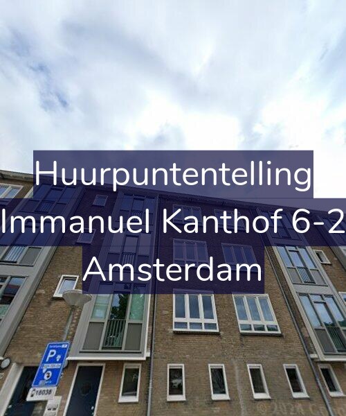 Foto gevel Huurpuntentelling voor Immanuel Kanthof 6-2, Amsterdam