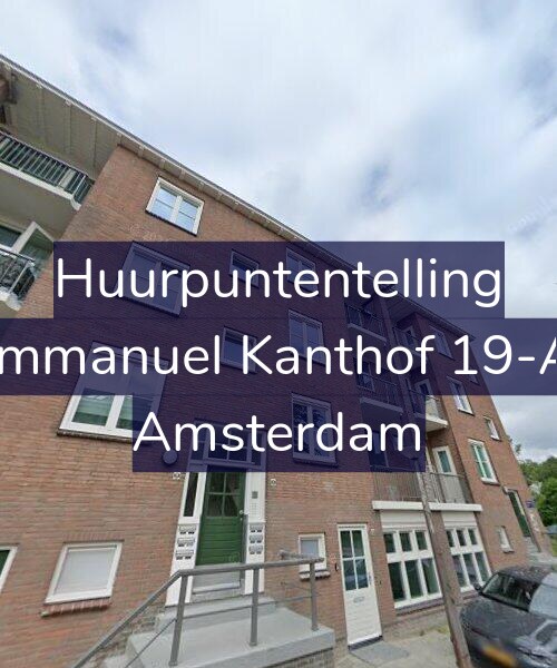 Foto gevel Huurpuntentelling voor Immanuel Kanthof 19-A, Amsterdam