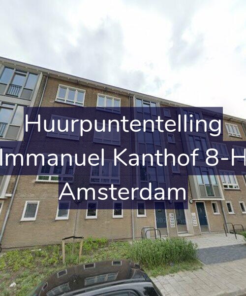 Foto gevel Huurpuntentelling voor Immanuel Kanthof 8-H, Amsterdam